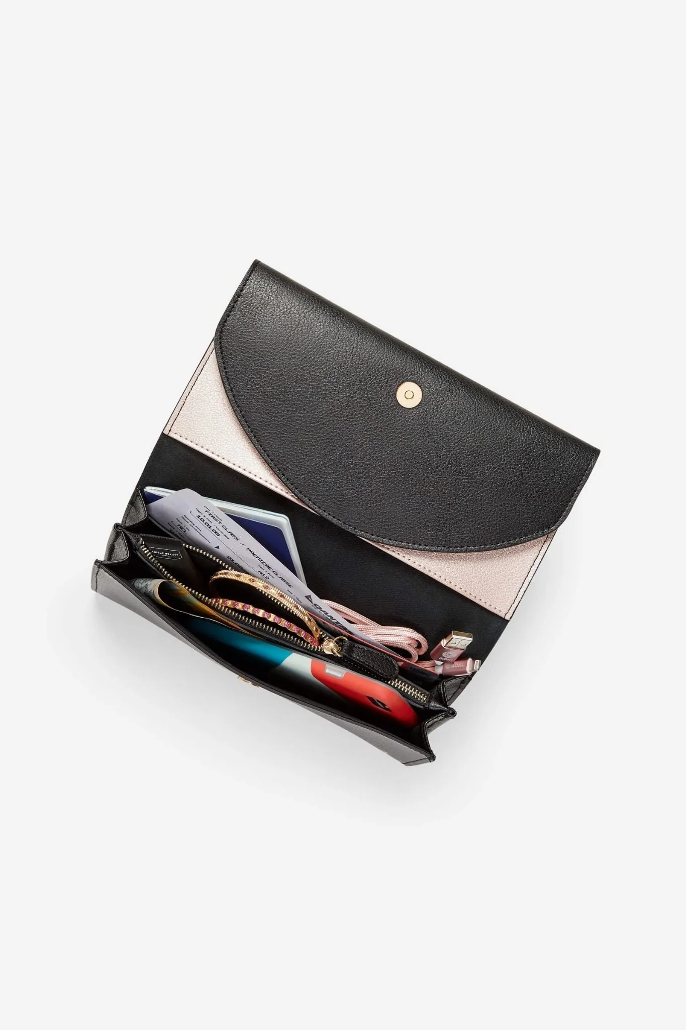 7 Days, 7 Ways Wallet & Curb Chain Set | Nightfall Black