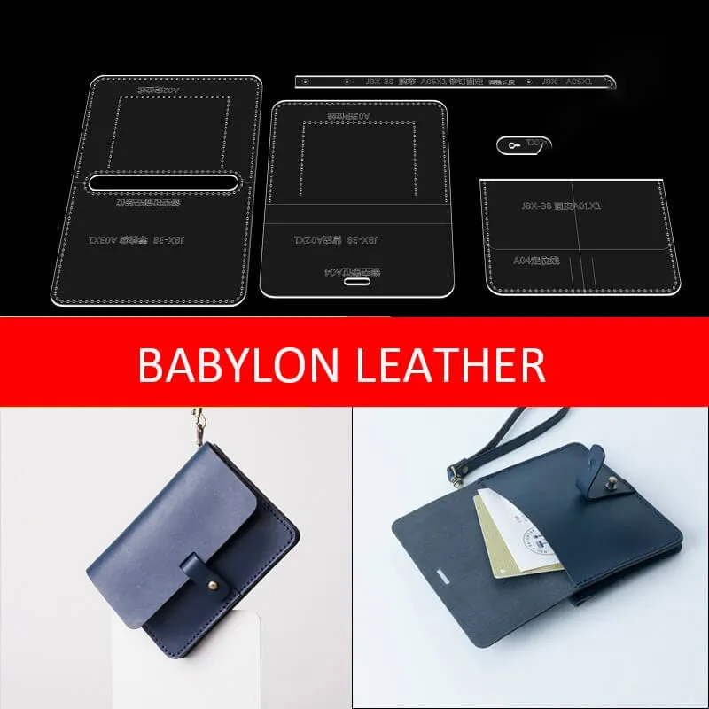 BABYLON™ Leather Clutch DIY Gift Making Pattern JBX-38