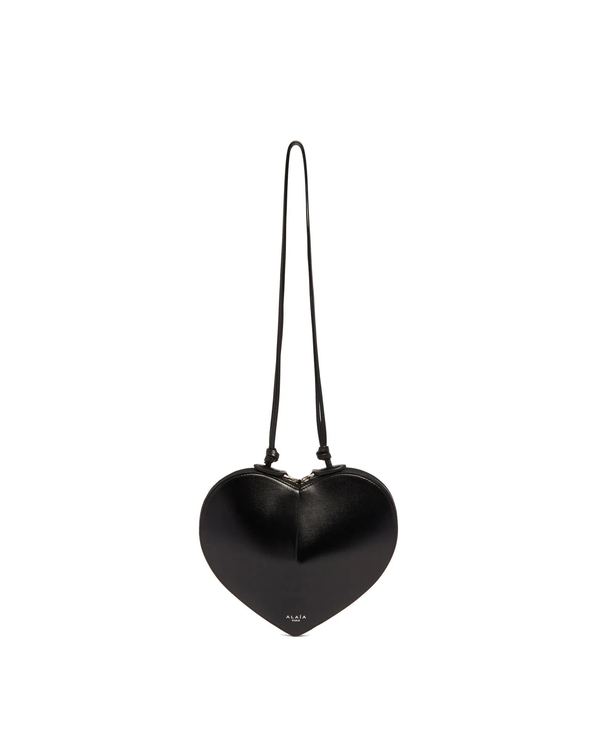 Black Leather Coeur Bag