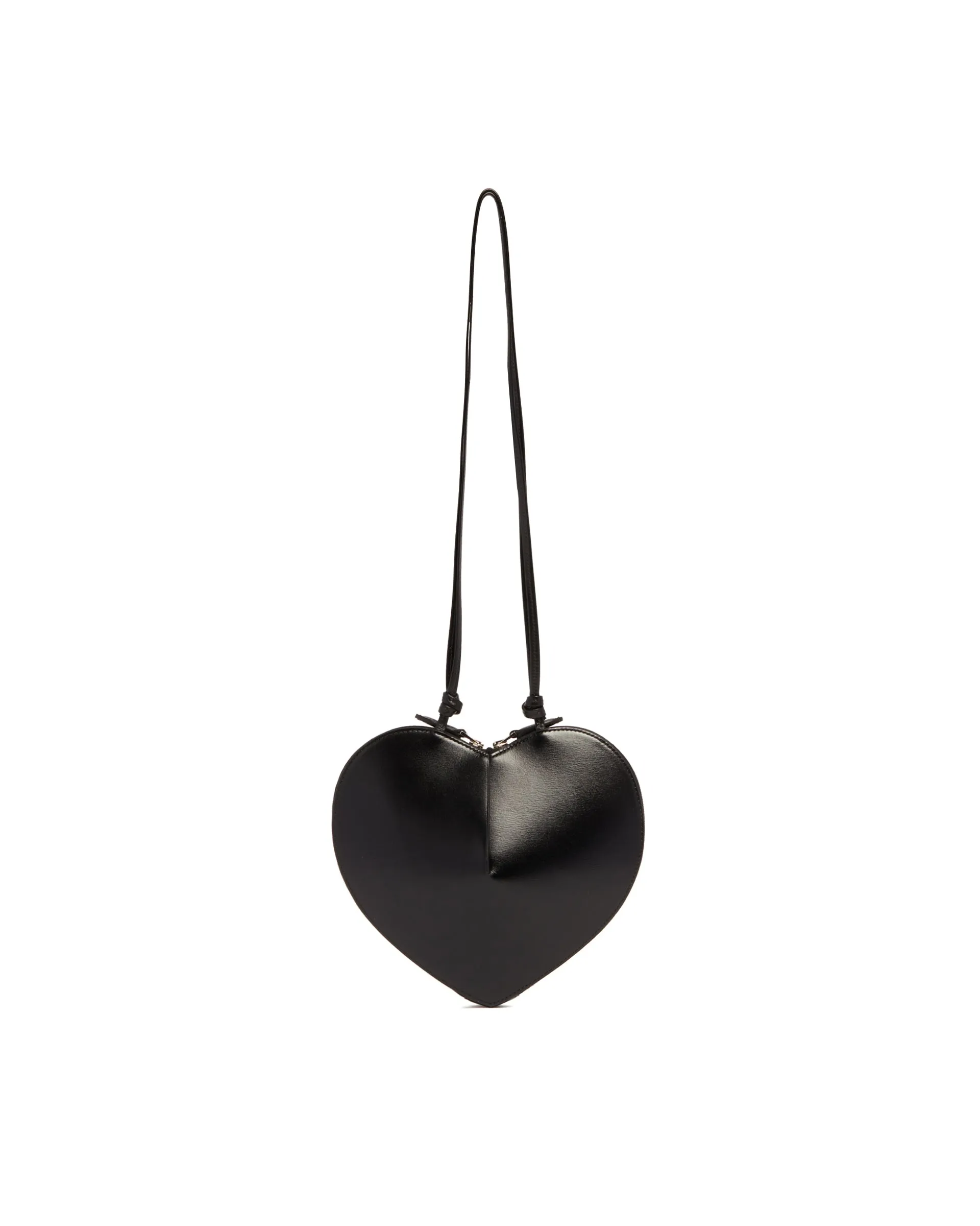 Black Leather Coeur Bag