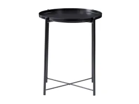 Black Metal Side Table