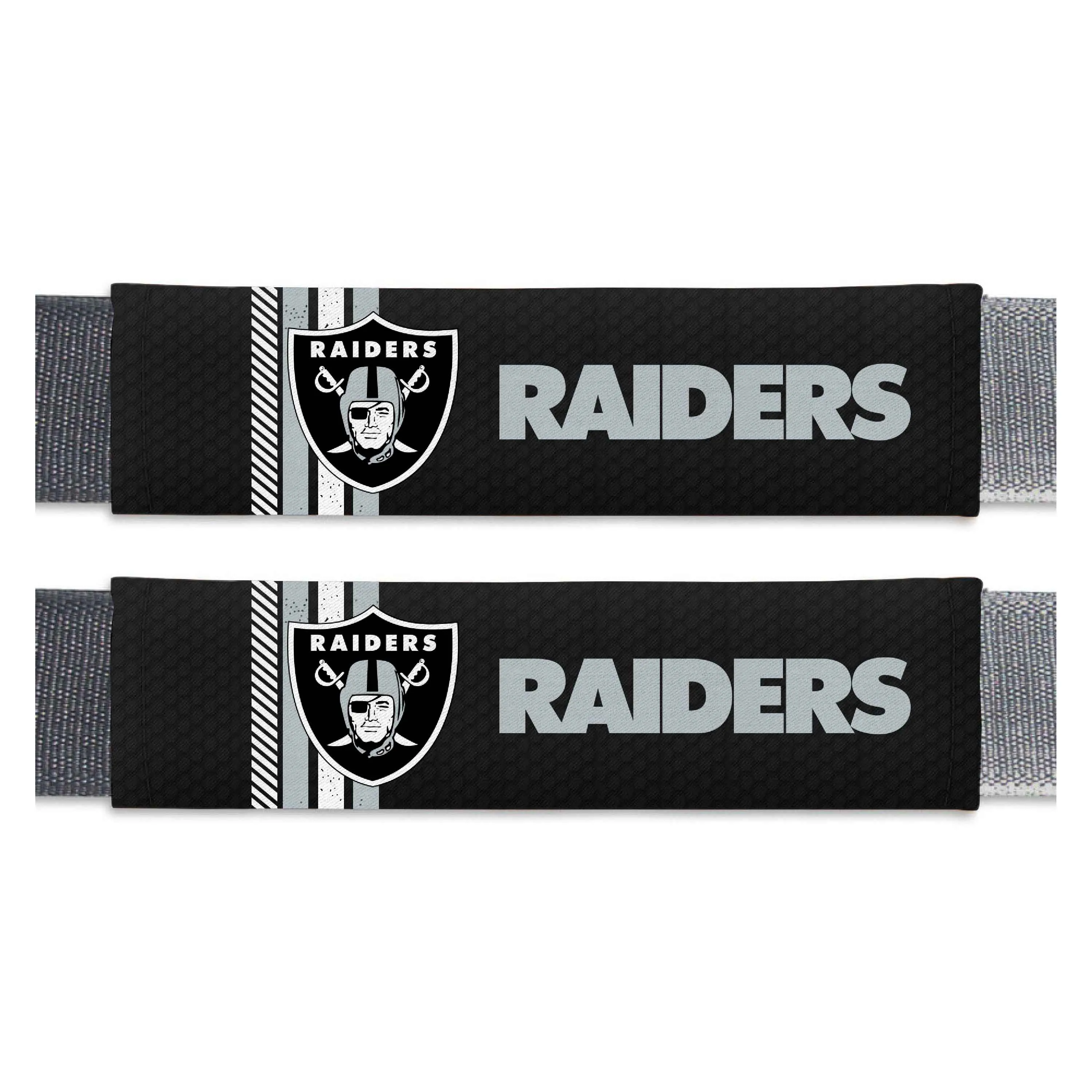 Fanmats Las Vegas Raiders Rally Seatbelt Pad - Pair