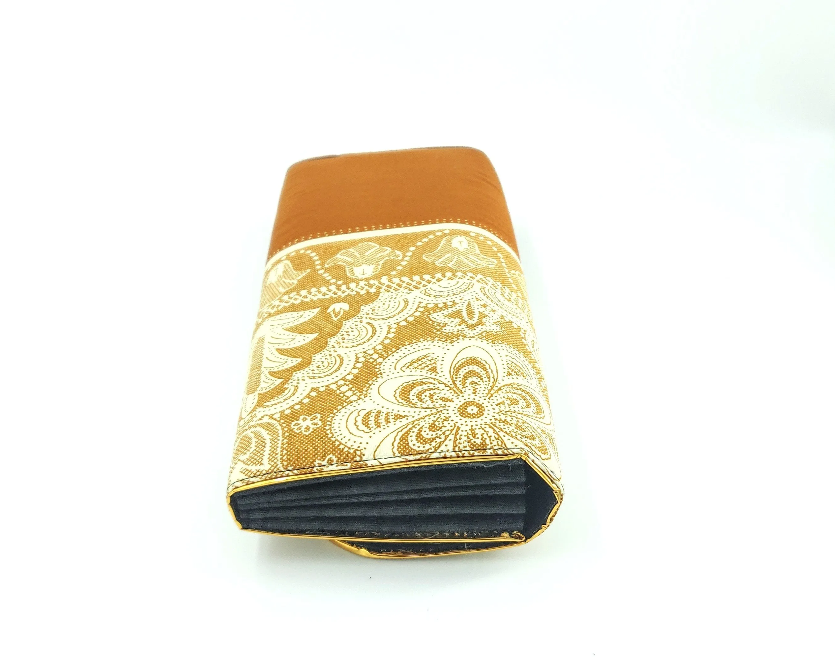 Fashion Accessory - Handbag. Lovely and Elegant Handmade Faux Silk Clutch Bag.