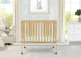 Folding Portable Mini Baby Crib with 1.5-inch Mattress