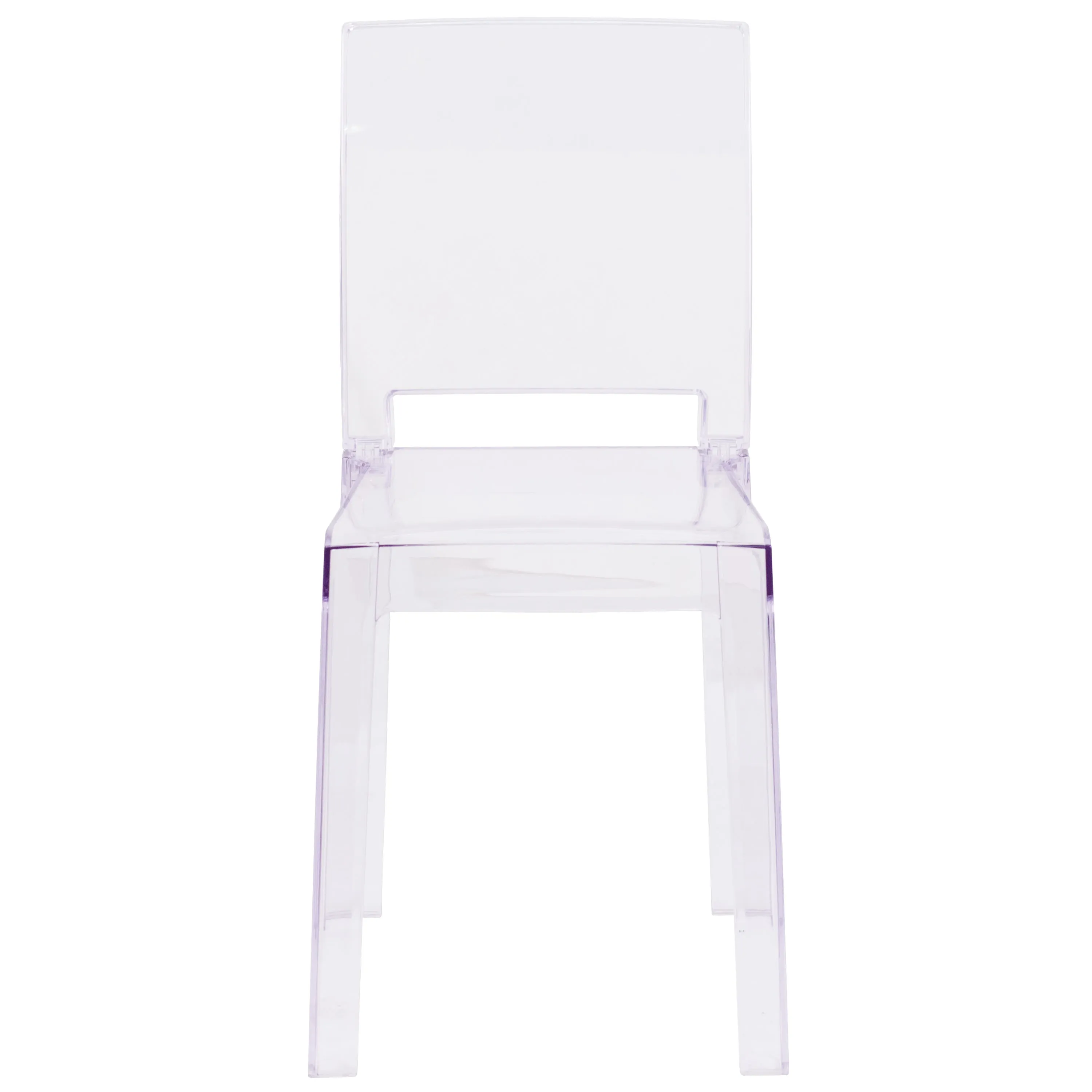 Ghost Chair with Square Back