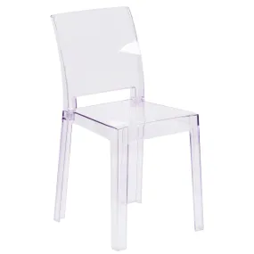 Ghost Chair with Square Back