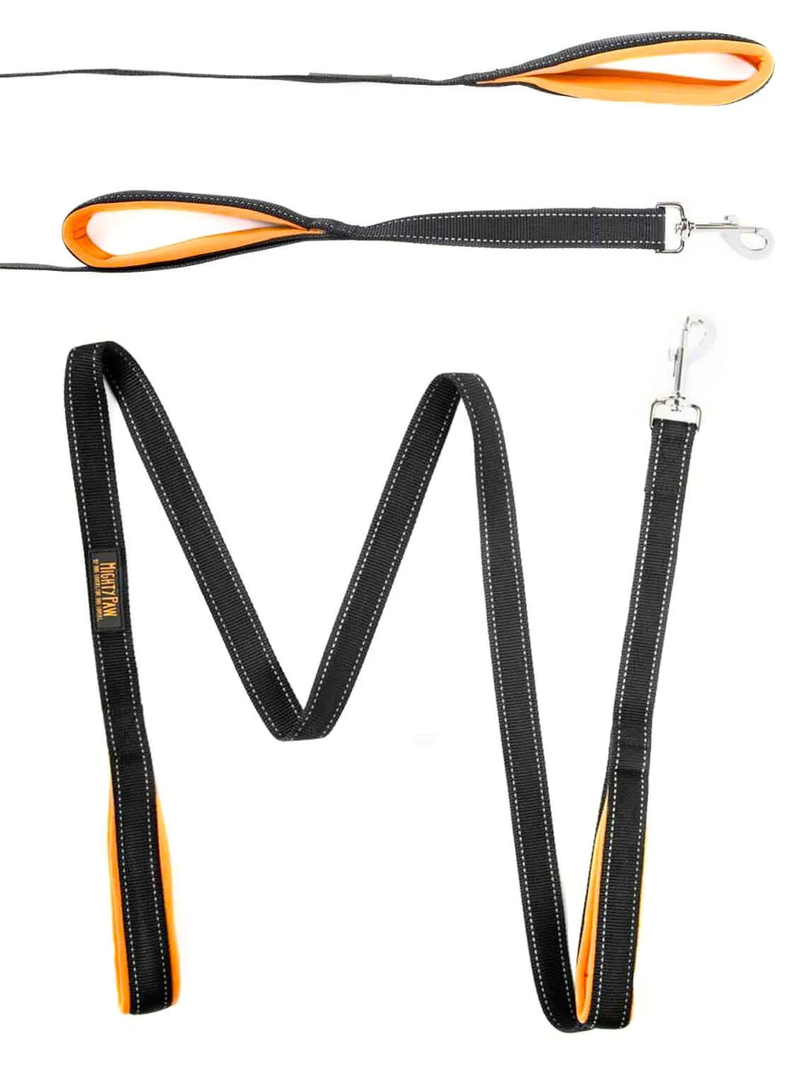 HandleX2 Dual Handle Dog Leash - Reflective, Padded Handles & Traffic Control