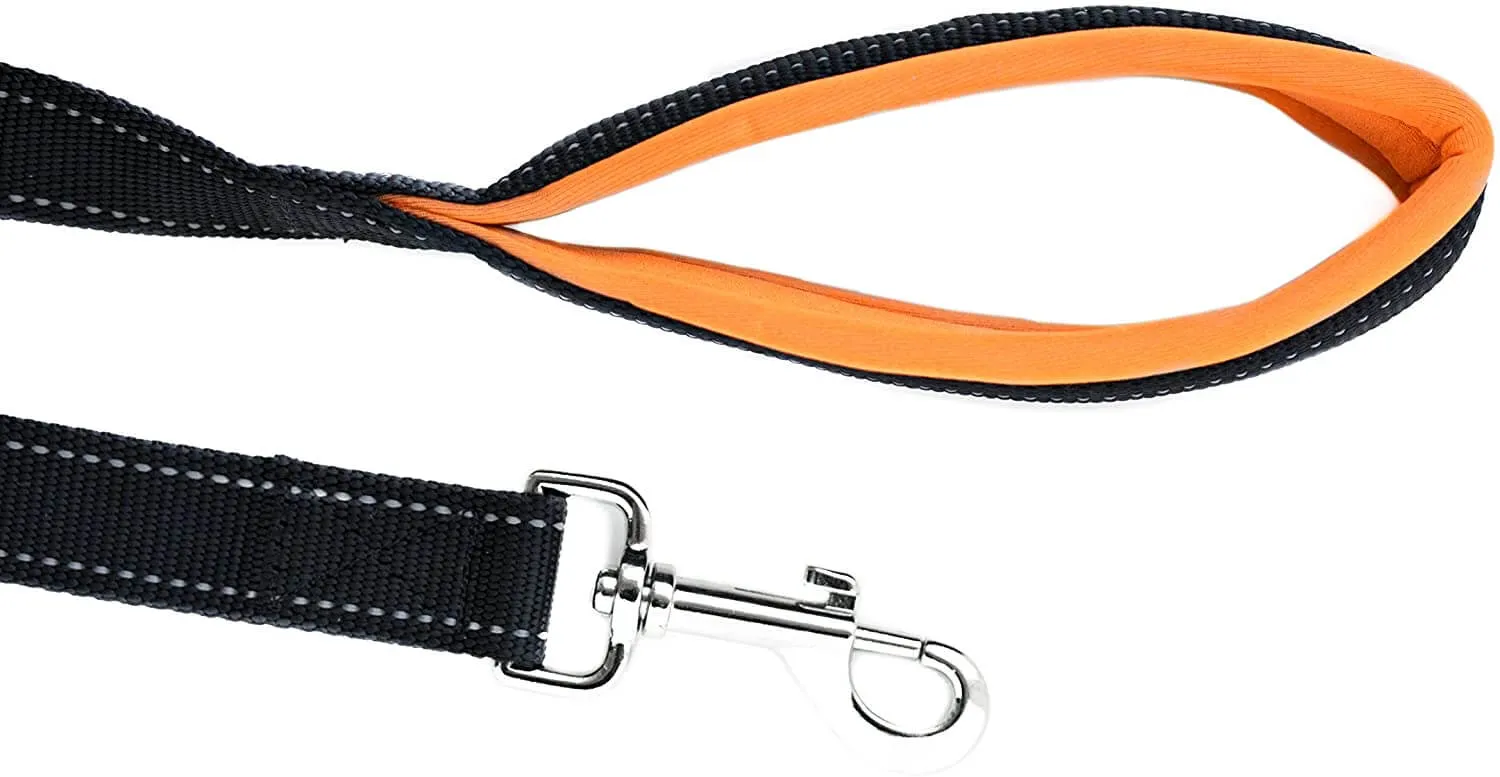 HandleX2 Dual Handle Dog Leash - Reflective, Padded Handles & Traffic Control