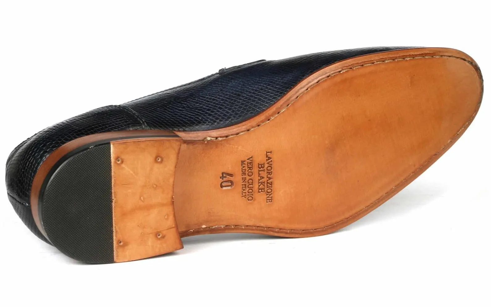 Harrison Loafer Blue Snakeskin