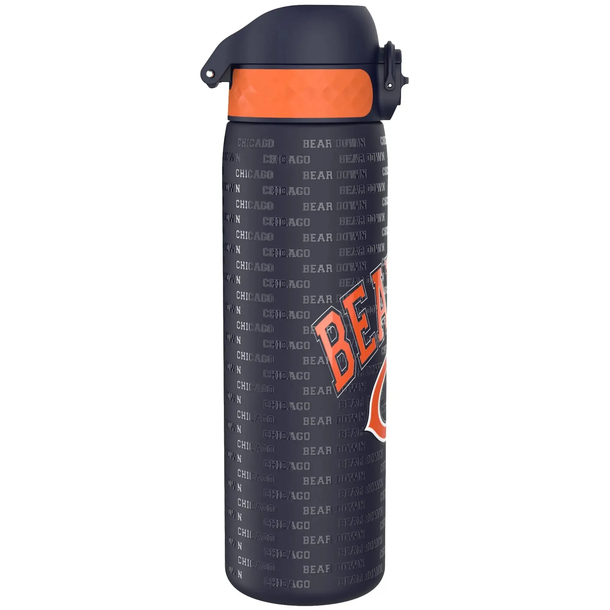 Leak Proof NFL Water Bottle, Stainless Steel, Chicago Bears, 600ml (20oz)