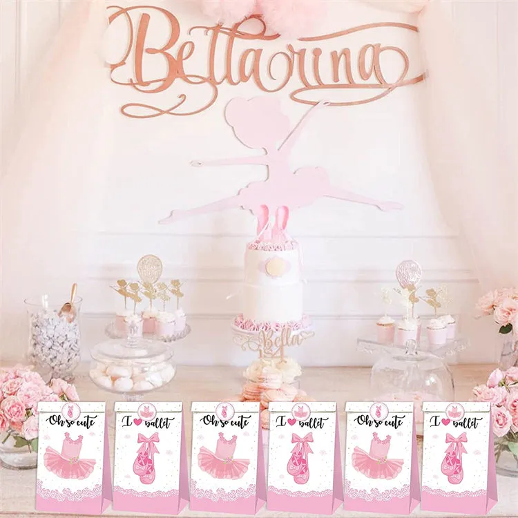 Paper Party Bag | Ballerina | 12 Pcs