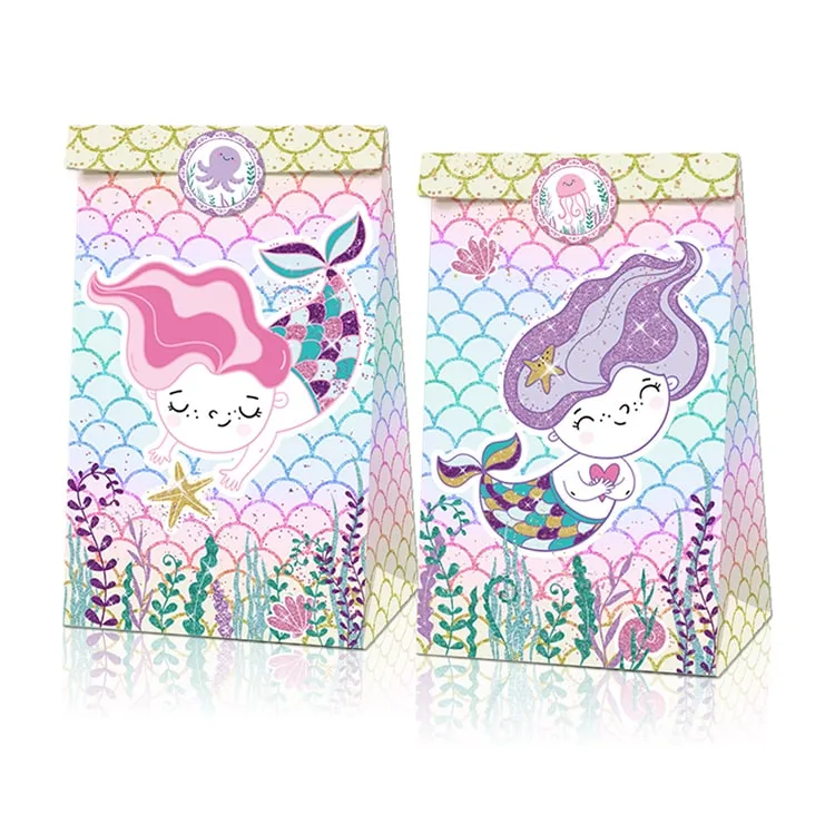 Paper Party Bag | Little Mermaid | 12 Pcs