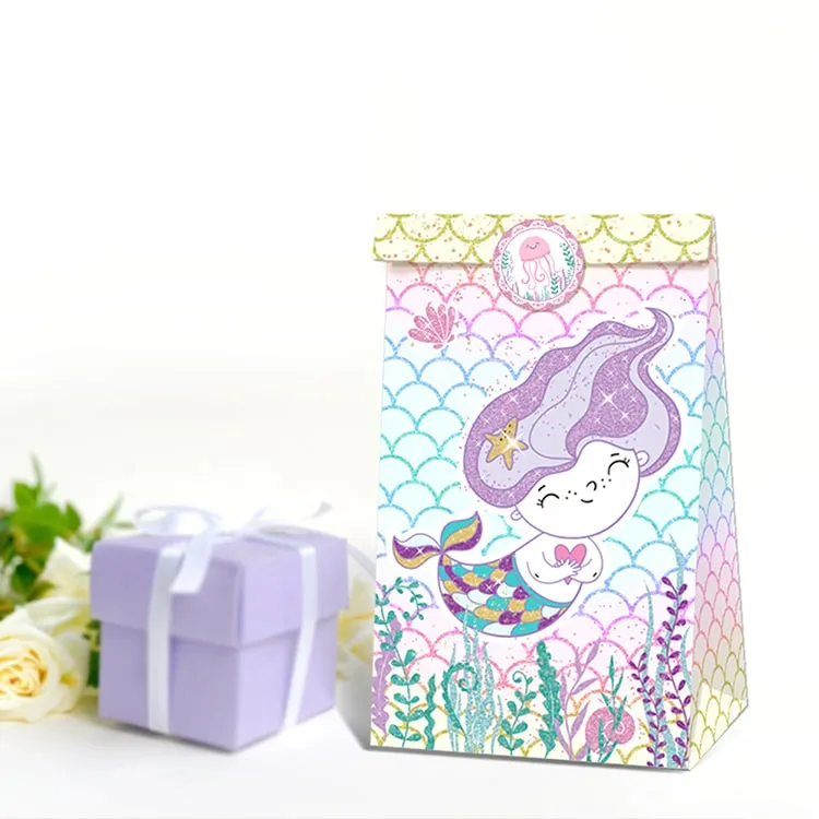 Paper Party Bag | Little Mermaid | 12 Pcs