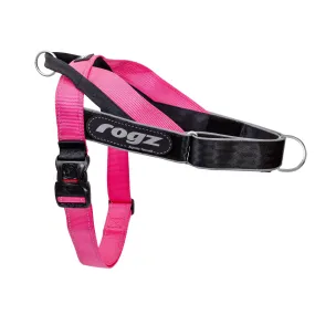 Rogz Utility LetzGo Personalised Harness Pink Xlge=^._.^=