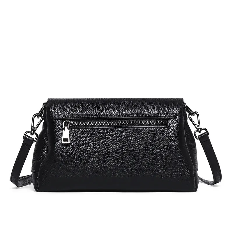 Shoulder leather bag soft leather lady messenger bag