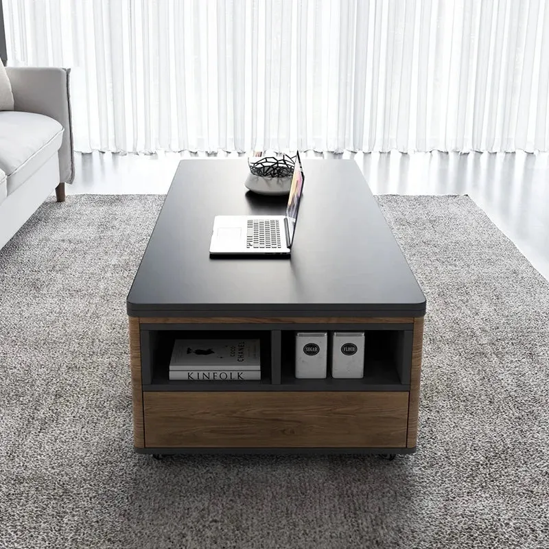 Space Saving Modern Convertible Folding Lift Coffee Table